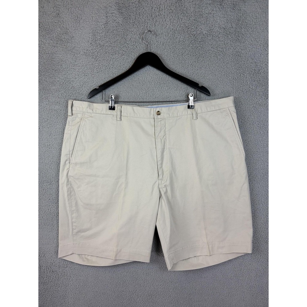 Polo Ralph Lauren Shorts Mens 48 Beige Stretch Chino 10 Inseam Big Tall Casual